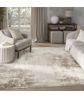 Nourison Dekor Ivory Taupe DEK07 7 ft. 10 in. X 9 ft. 10 in. Rect. Rug