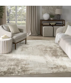 Nourison Home Dekor DEK07 Ivory Taupe 7 ft. 10 in. X 9 ft. 10 in. Area Rug
