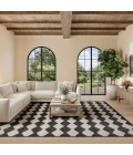 Nourison Positano Black POS04 8ft. Square Rug