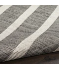 Nourison Positano Charcoal Ivory POS03 2ft.2in. x 12ft. Rect. Rug