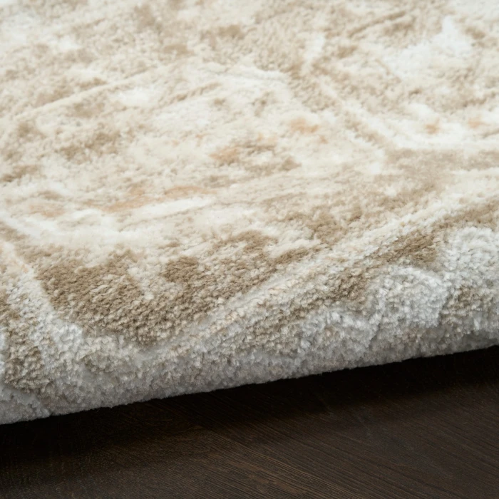 Nourison Dekor Ivory Taupe DEK01 4 ft. X 6 ft. Rect. Rug
