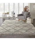 Nourison Home Oslo Shag Grey OSL01 6ft.7in. x 9ft.6in. Rect. Rug