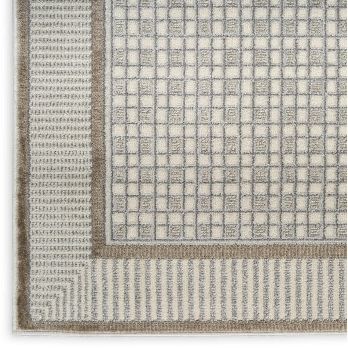Nourison Home Nordic Grey NRC03 2ft. x 3ft. Rect. Rug