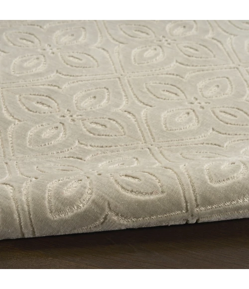 Nourison Home Washable Charm Grey WCH03 2ft. x 3ft. Rect. Rug