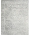 Nourison Astra Machine Washable Light Grey ASW11 7 ft. 10 in. X 10 ft. Rect. Rug