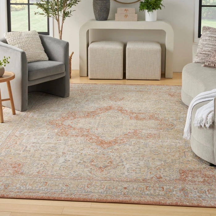 Nourison Nourison Essentials Persian Beige Rust NRE07 10 ft. X 14 ft. Rect. Rug