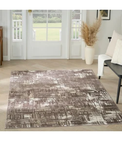 Nourison Home Dekor DEK11 Brown 4 ft. X 6 ft. Area Rug