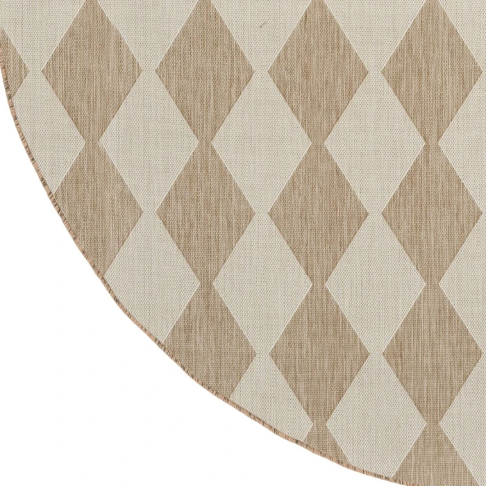 Nourison Positano Jute POS04 4ft. Round Rug