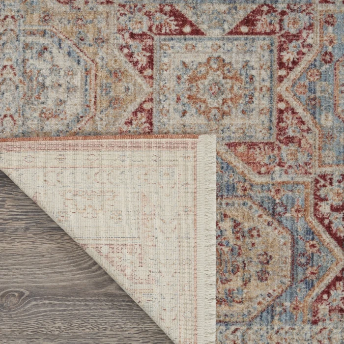 Nourison Home Homestead Red HMS02 2ft.7in. x 12ft. Rect. Rug