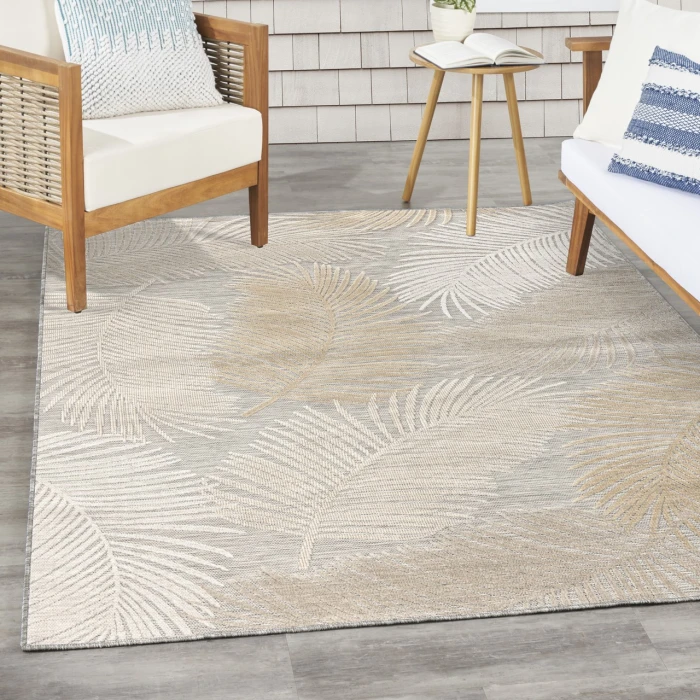 Nourison Home Suncoast Grey SNC03 4ft. x 6ft. Rect. Rug