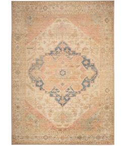 Nourison Home Vintage Washables VWS15 Multicolor 5 ft. 3 in. X 7 ft. 3 in. Area Rug