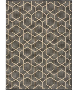 Nourison Home Horizon Indoor/Outdoor HOZ01 Charcoal 6 ft. X 9 ft. Area Rug