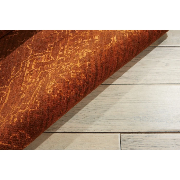 Nourison Home Silken Allure Brown SLK14 5ft.6in. x 8ft. Rect. Rug