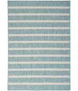 Nourison Home Positano POS03 Aqua Ivory 7 ft. X 10 ft. Area Rug