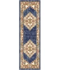 Nourison Grafix Navy Gold GRF43 2ft.3in. x 7ft.6in. Rect. Rug