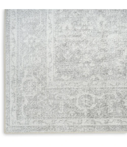 Nourison Astra Machine Washable Light Grey ASW11 10ft. x 14ft. Rect. Rug