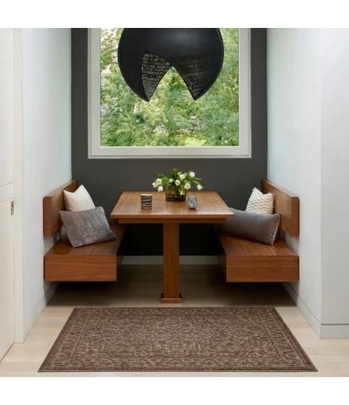 Nourison Tulum Brown TLM05 3 ft. X 5 ft. Rect. Rug