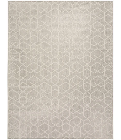Nourison Horizon Indoor/Outdoor Grey HOZ01 9 ft. X 12 ft. Rect. Rug