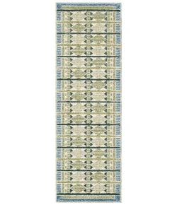 Nourison Home Nordic NRC06 Green Blue 2 ft. X 6 ft. Area Rug