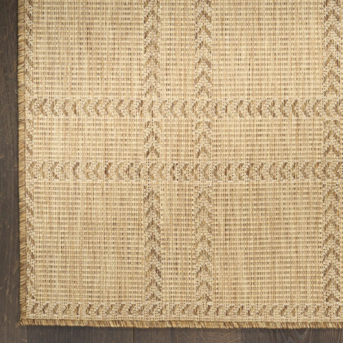 Nourison Home Horizon Indoor/Outdoor Tan HOZ04 2ft.2in. x 8ft. Rect. Rug