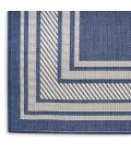 Nourison Horizon Indoor/Outdoor Navy HOZ03 4 ft. X 6 ft. Rect. Rug