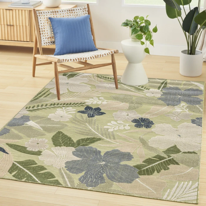 Nourison Home Suncoast Green SNC01 4ft. x 6ft. Rect. Rug