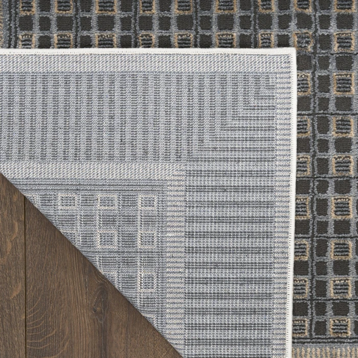Nourison Home Nordic Black NRC03 6ft. x 9ft. Rect. Rug