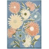 Nourison Home Aloha ALH33 Blue Sage 5 ft. 3 in. X 7 ft. 5 in. Area Rug