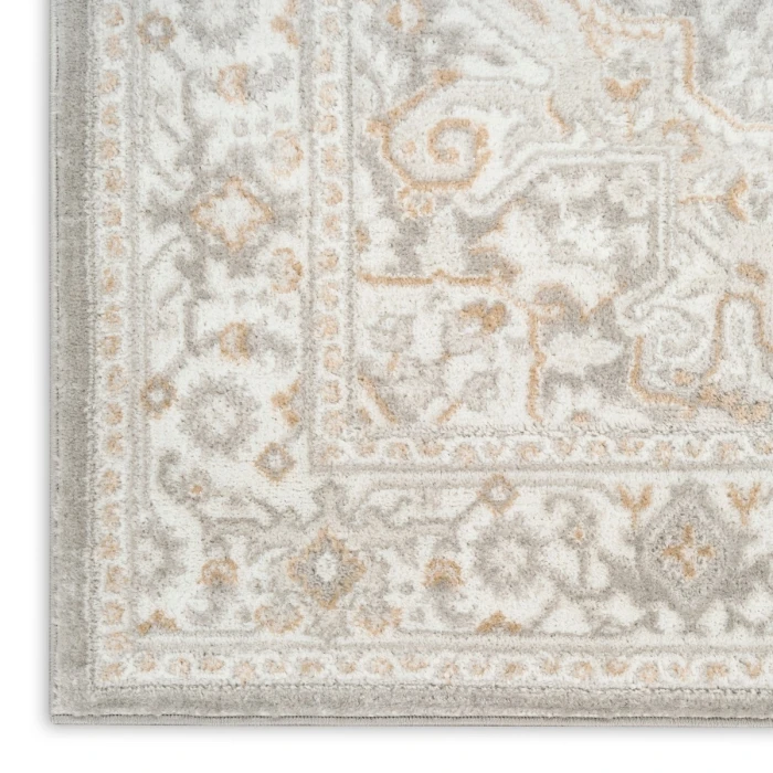Nourison Dekor Light Grey DEK08 2 ft. x 4 ft. Rect. Rug