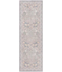 Nourison Home Botanical Washables Grey BOT04 2ft. x 6ft. Rect. Rug