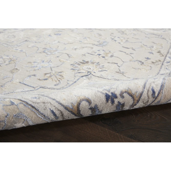 Nourison Home Silky Textures Blue SLY08 3ft.11in. x 5ft.11in. Rect. Rug
