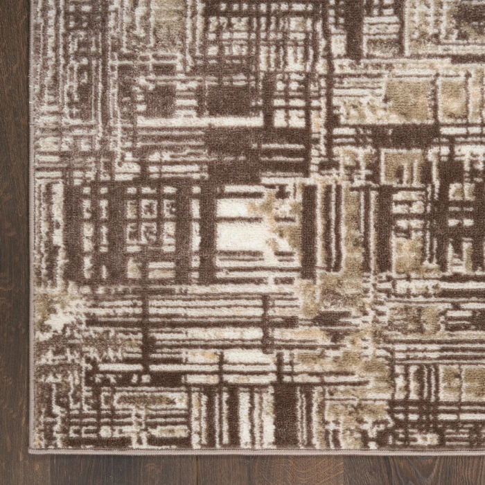 Nourison Dekor Brown DEK11 4 ft. X 6 ft. Rect. Rug
