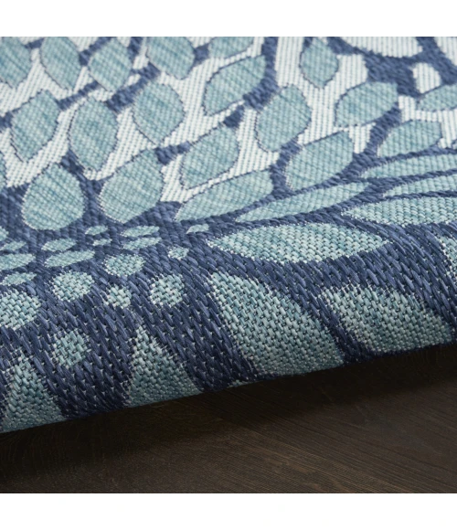 Nourison Home Garden Oasis Blue GOA06 2ft. x 4ft. Rect. Rug