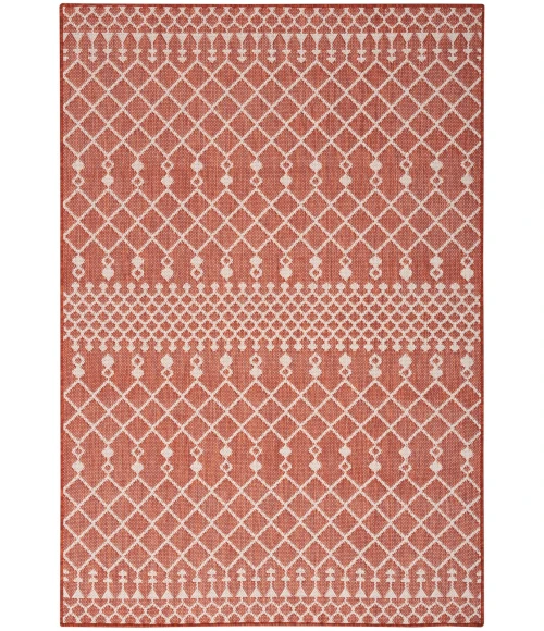 Nourison Positano Terracotta POS02 7 ft. X 10 ft. Rect. Rug