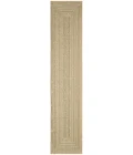 Nourison Tulum Taupe Grey TLM04 2 ft. 2 in. X 10 ft. Rect. Rug