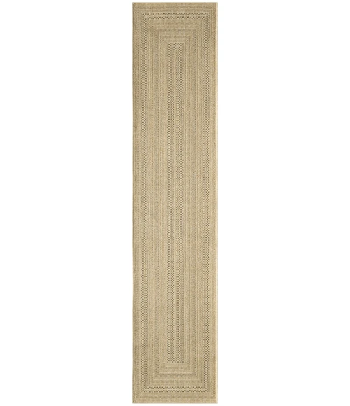 Nourison Tulum Taupe Grey TLM04 2 ft. 2 in. X 10 ft. Rect. Rug