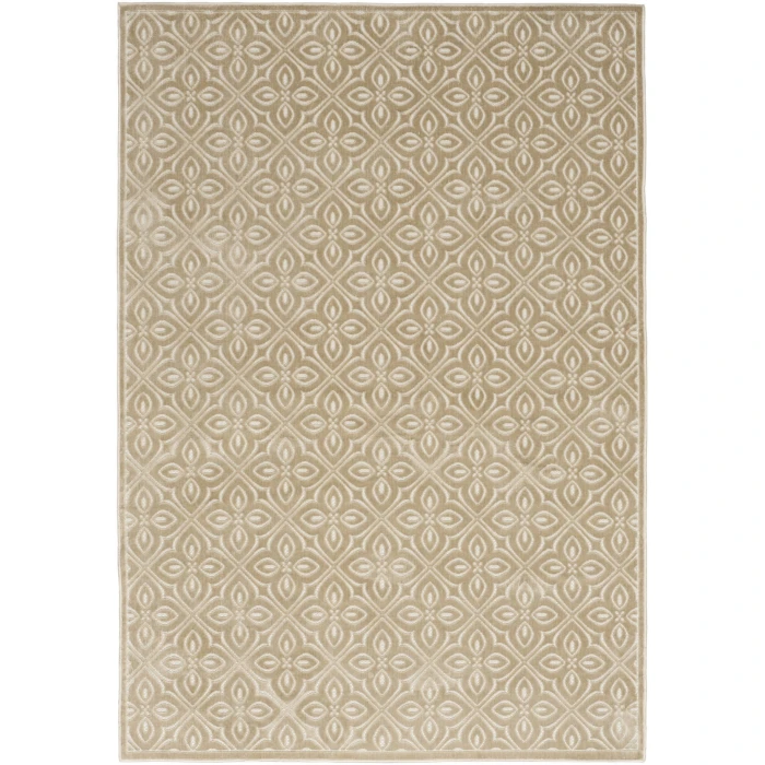 Nourison Home Washable Charm Beige WCH03 5ft. x 7ft. Rect. Rug