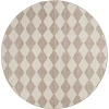 Nourison Positano Beige POS04 8ft. Round Rug