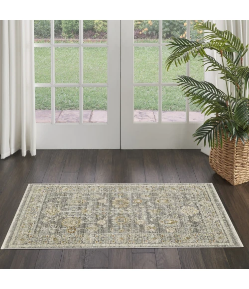 Nourison Traditional Home Grey TRH01 2ft.6in. x 4ft.6in. Rect. Rug