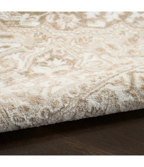 Nourison Dekor Taupe Ivory DEK08 7 ft. 10 in. x 9 ft. 10 in. Rect. Rug