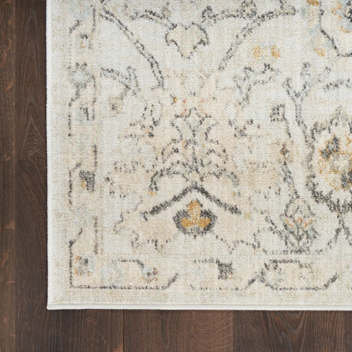 Nourison Oushak Home Grey OUS01 2 ft. X 4 ft. Rect. Rug