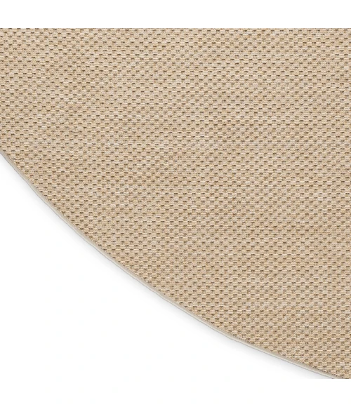 Nourison Tulum Taupe TLM03 8 ft. X Round Rug