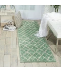 Nourison Home Tranquility Light Green TNQ01 2ft.2in. x 7ft.6in. Rect. Rug