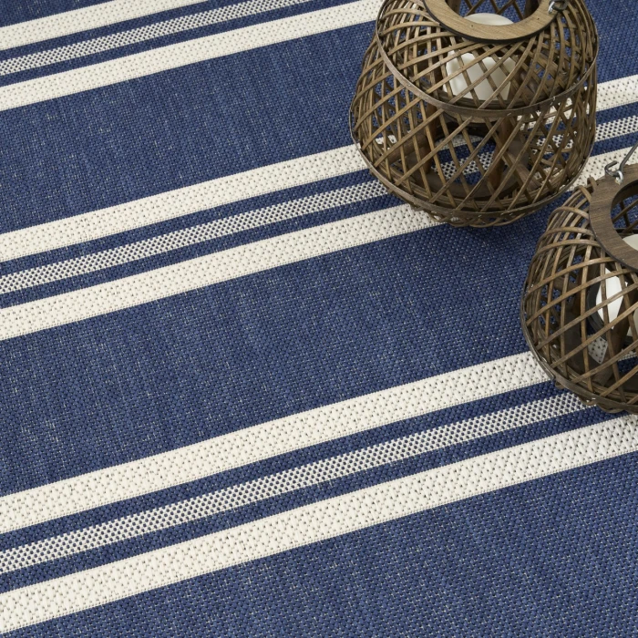 Nourison Home Horizon Indoor/Outdoor Blue HOZ05 10ft. x 14ft. Rect. Rug