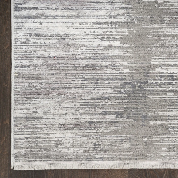 Nourison Home Abstract Hues Grey ABH03 3ft.3in. x 5ft.3in. Rect. Rug