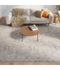 Nourison Home Botanical Washables Grey BOT04 7ft.6in. x 9ft.10in. Rect. Rug