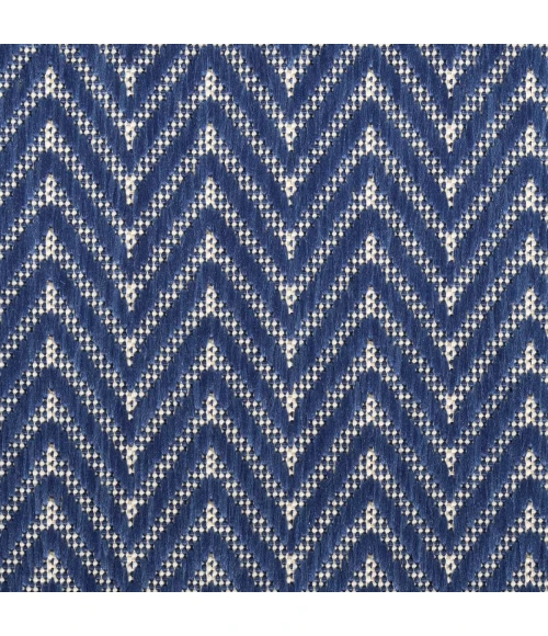 Nourison Horizon Indoor/Outdoor Navy HOZ02 2 ft. X 6 ft. Rect. Rug