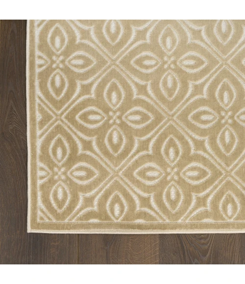 Nourison Home Washable Charm Beige WCH03 5ft. x 7ft. Rect. Rug