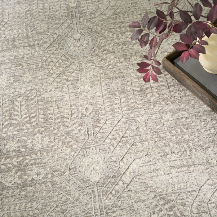 Nourison Home Sultana Beige SLL07 9ft. x 12ft. Rect. Rug