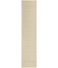Nourison Tulum Cream TLM01 2 ft. 2 in. X 8 ft. Rect. Rug